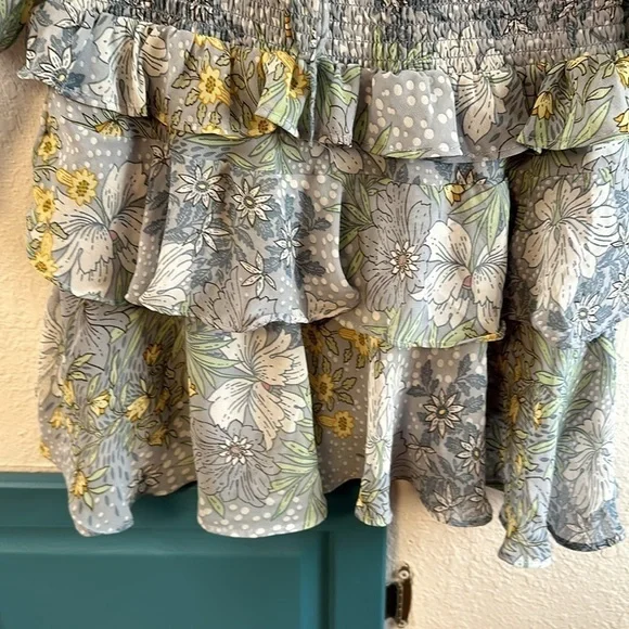 ASTR the Label Marietta Dress in Blue Floral size small NWT - Picture 11 of 15